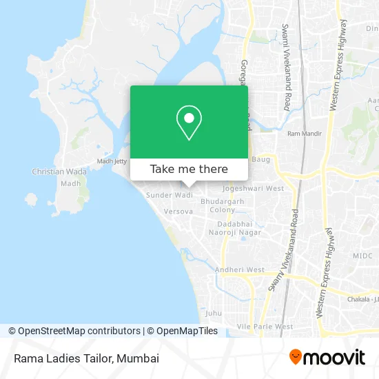 Rama Ladies Tailor map