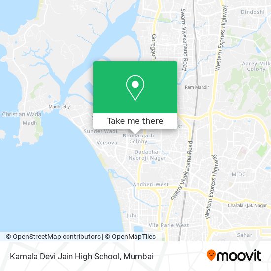 Kamala Devi Jain High School map