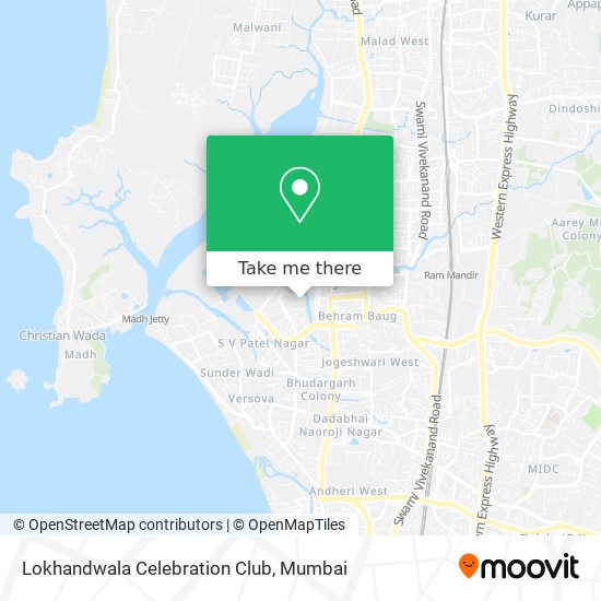 Lokhandwala Celebration Club map