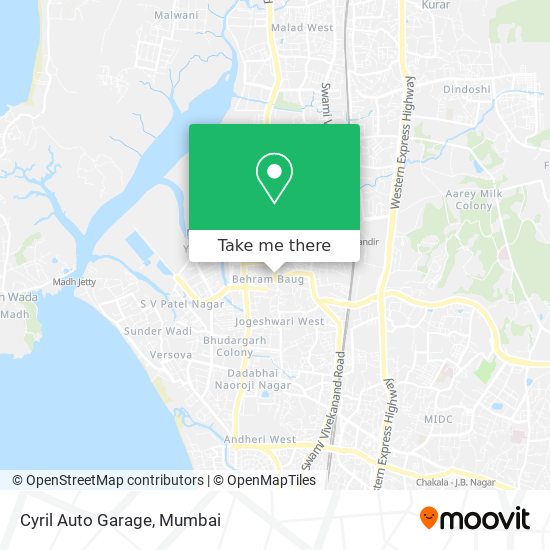 Cyril Auto Garage map