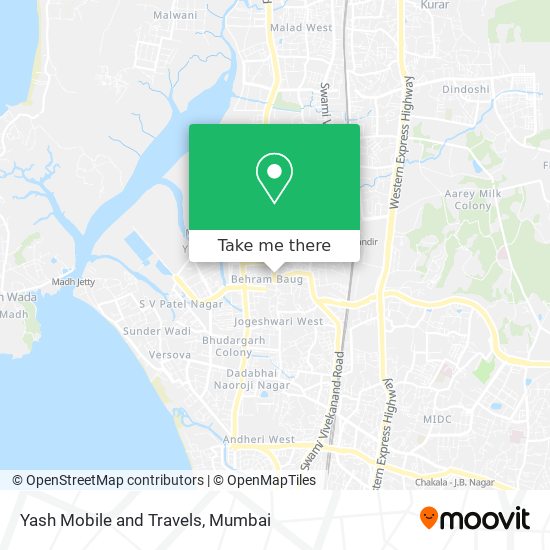Yash Mobile and Travels map