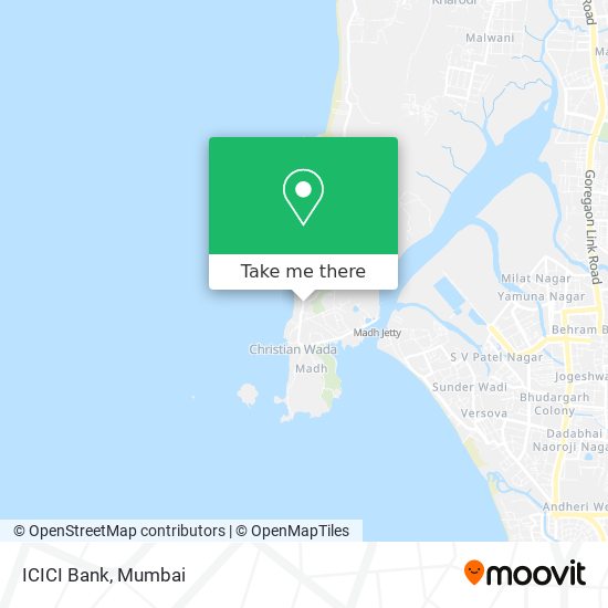 ICICI Bank map