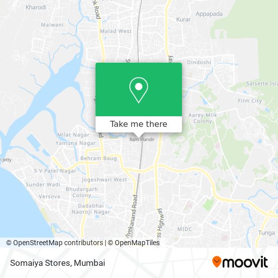 Somaiya Stores map