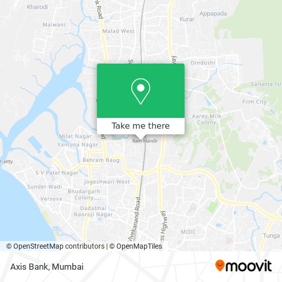 Axis Bank map