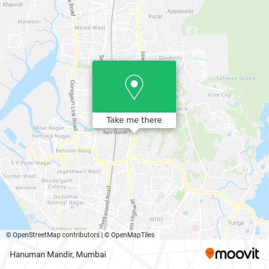 Hanuman Mandir map