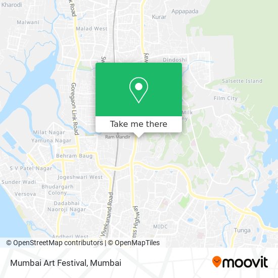 Mumbai Art Festival map