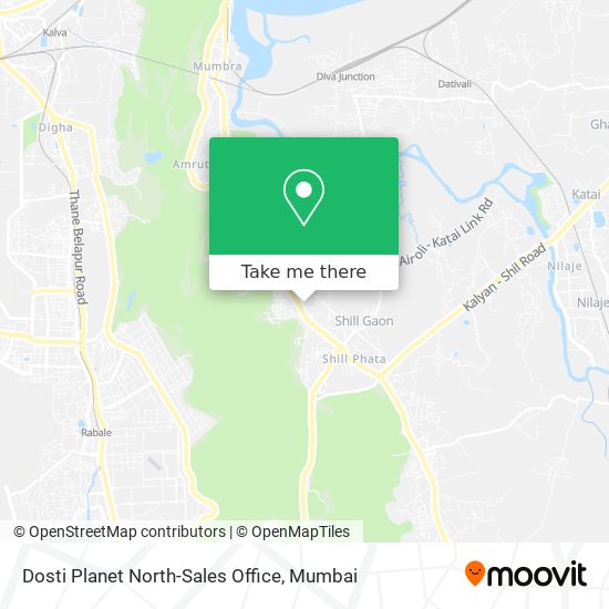 Dosti Planet North-Sales Office map