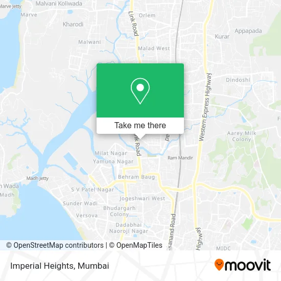 Imperial Heights map