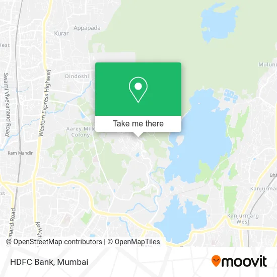 HDFC Bank map