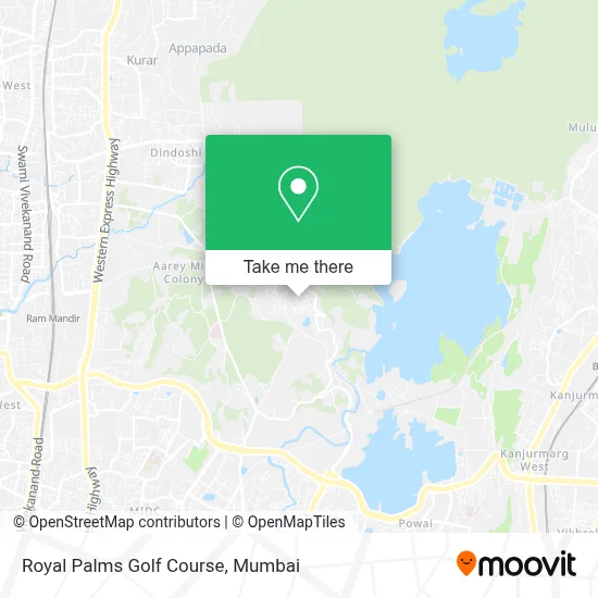 Royal Palms Golf Course map