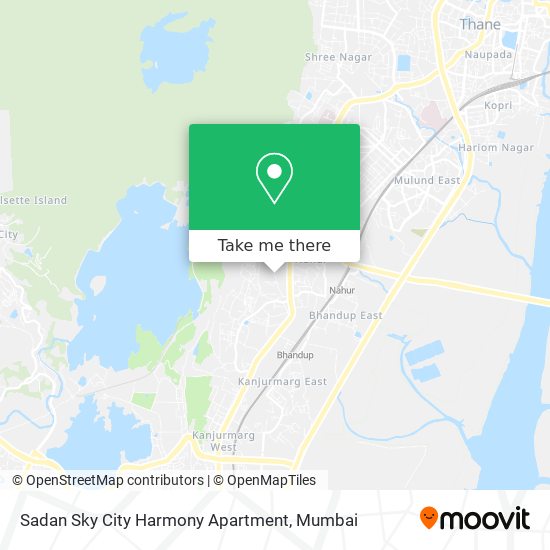 Sadan Sky City Harmony Apartment map