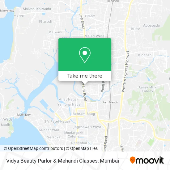 Vidya Beauty Parlor & Mehandi Classes map