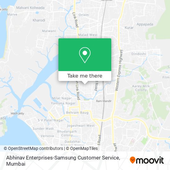 Abhinav Enterprises-Samsung Customer Service map