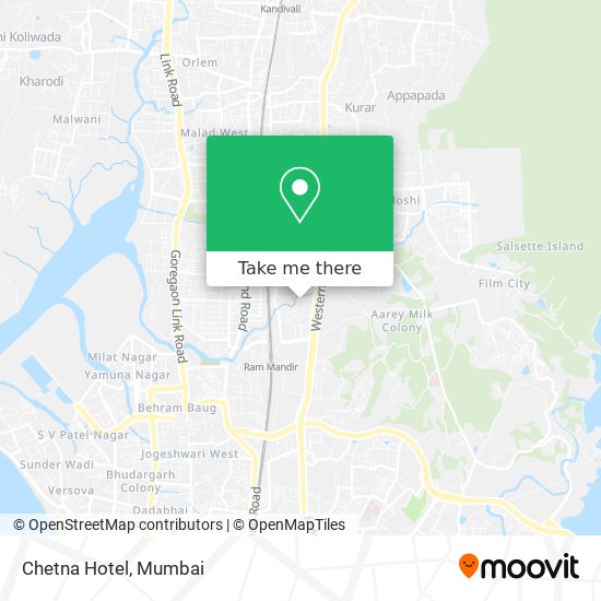 Chetna Hotel map