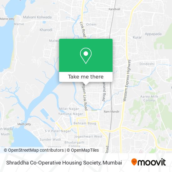 Shraddha Co-Operative Housing Society map