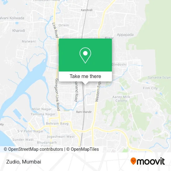 Zudio map