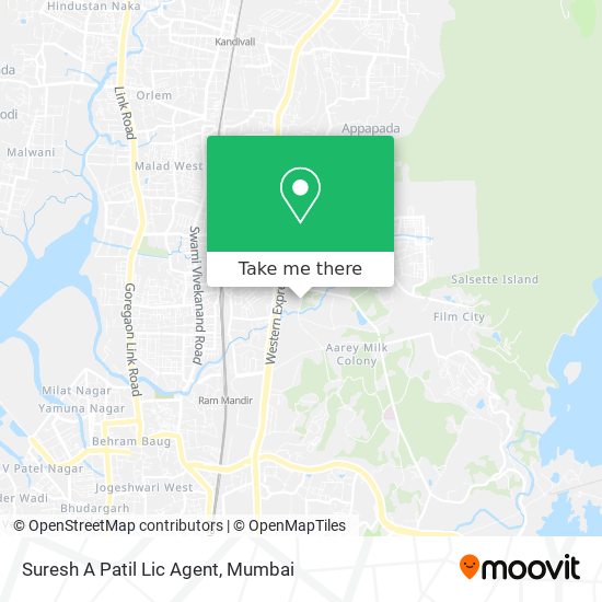 Suresh A Patil Lic Agent map