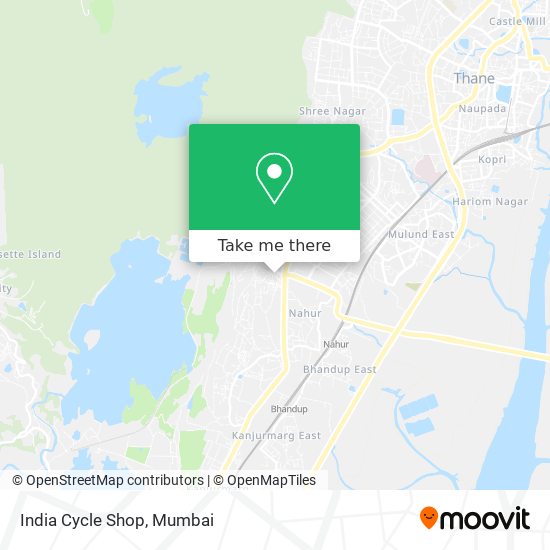 India Cycle Shop map