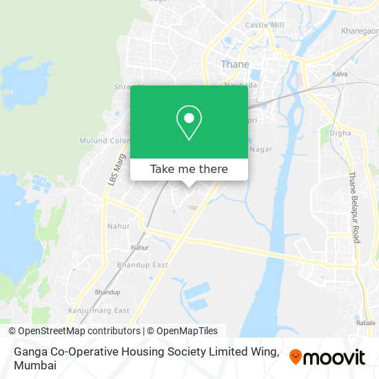 Ganga Co-Operative Housing Society Limited Wing map