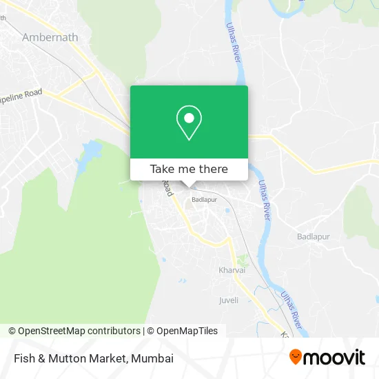 Fish & Mutton Market map
