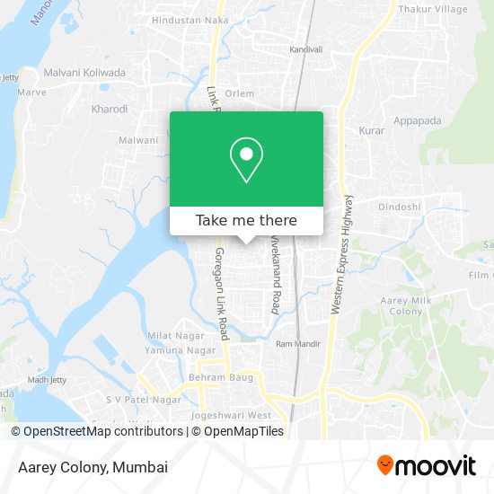 Aarey Colony map