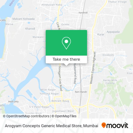 Arogyam Concepts Generic Medical Store map