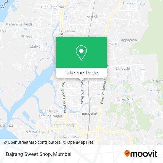 Bajrang Sweet Shop map