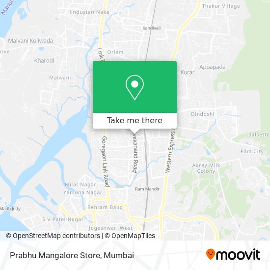 Prabhu Mangalore Store map