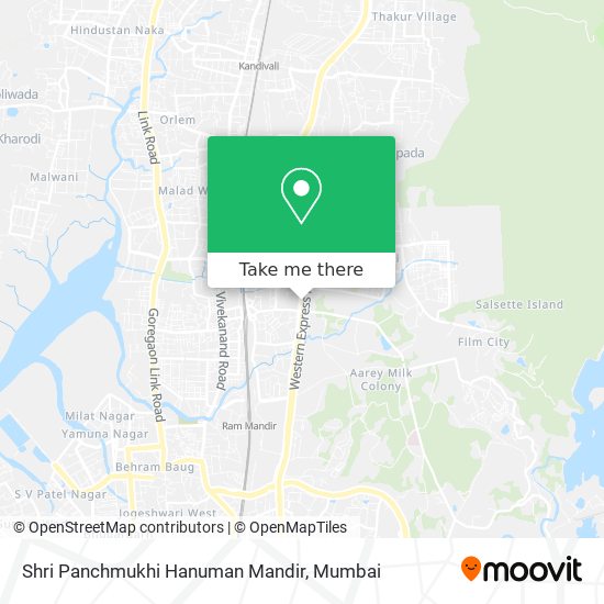 Shri Panchmukhi Hanuman Mandir map