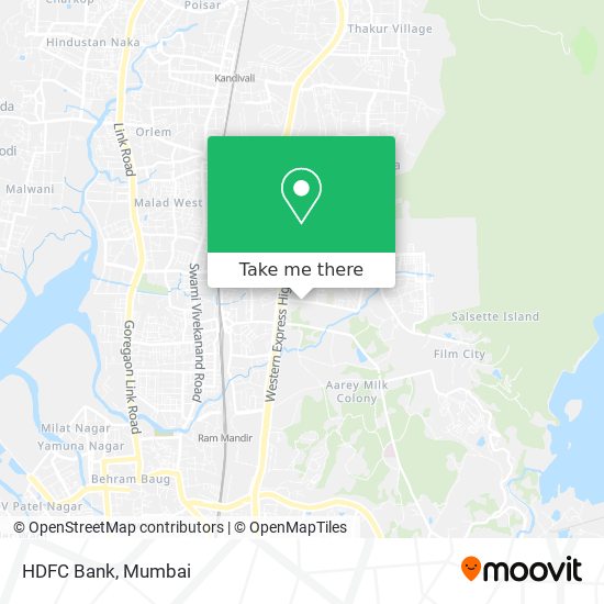 HDFC Bank map