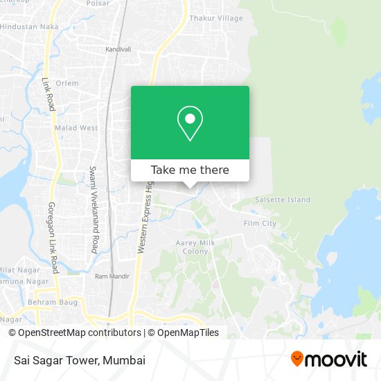 Sai Sagar Tower map