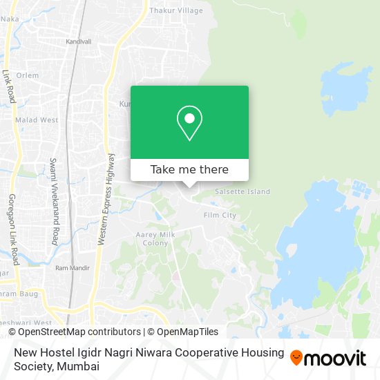 New Hostel Igidr Nagri Niwara Cooperative Housing Society map