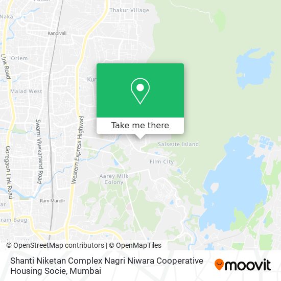 Shanti Niketan Complex Nagri Niwara Cooperative Housing Socie map