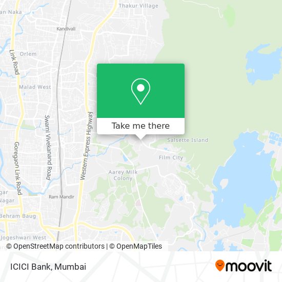 ICICI Bank map