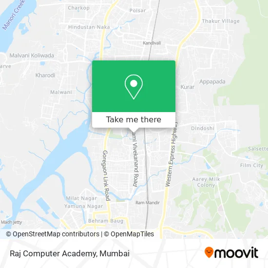 Raj Computer Academy map