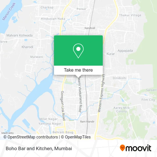 Boho Bar and Kitchen map