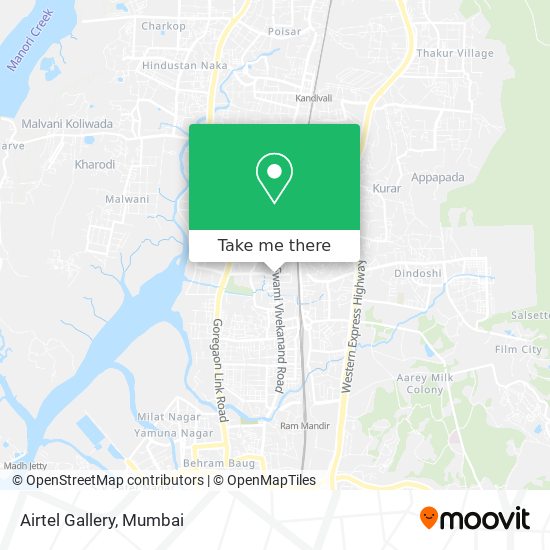 Airtel Gallery map