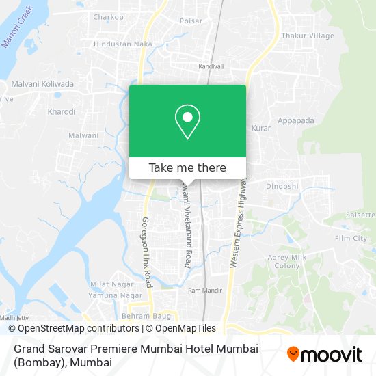 Grand Sarovar Premiere Mumbai Hotel Mumbai (Bombay) map