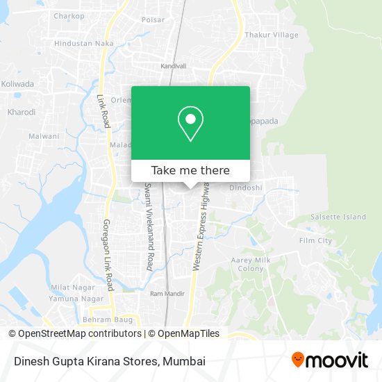 Dinesh Gupta Kirana Stores map