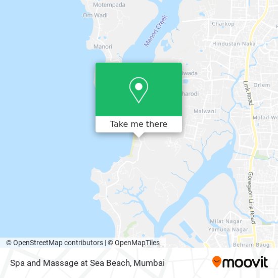 Spa and Massage at Sea Beach map