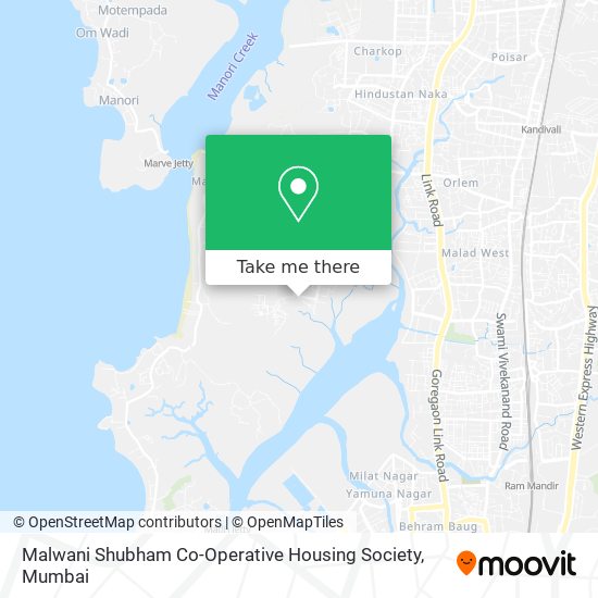 Malwani Shubham Co-Operative Housing Society map