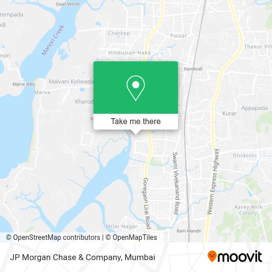 JP Morgan Chase & Company map