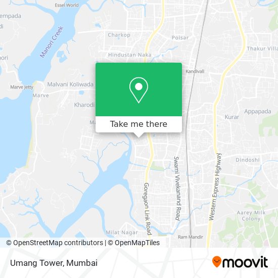 Umang Tower map