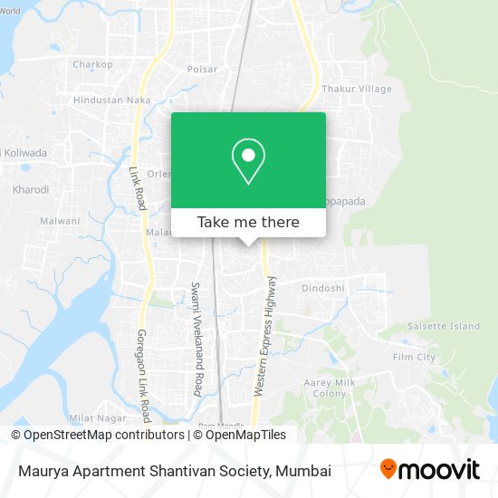 Maurya Apartment Shantivan Society map