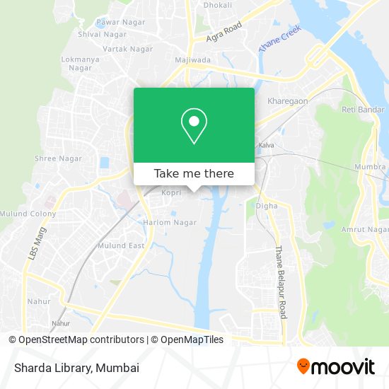 Sharda Library map