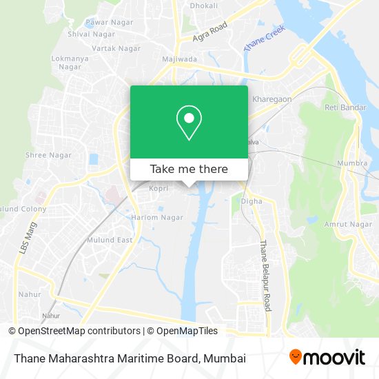 Thane Maharashtra Maritime Board map