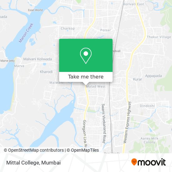 Mittal College map