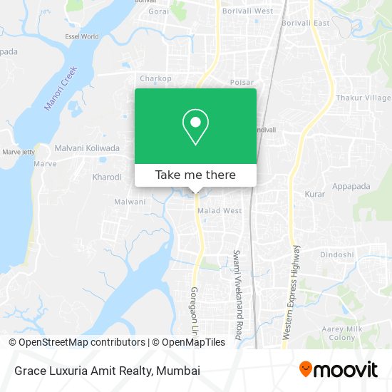 Grace Luxuria Amit Realty map