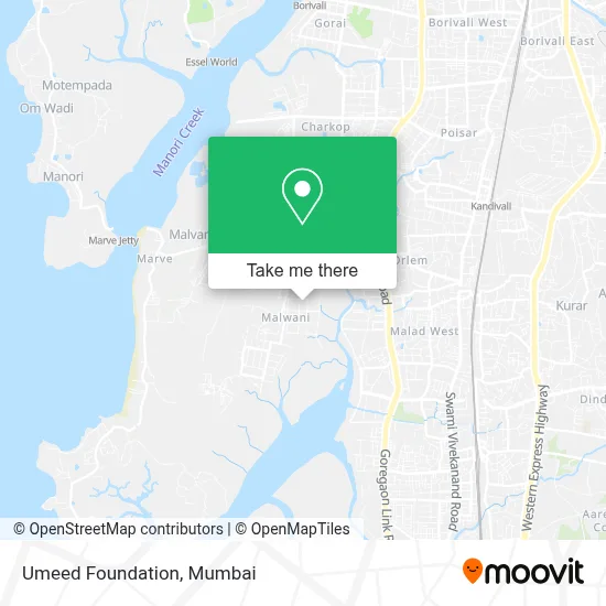 Umeed Foundation map