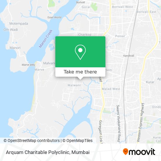 Arquam Charitable Polyclinic map